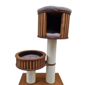 krabpaal enkel hout en kussens